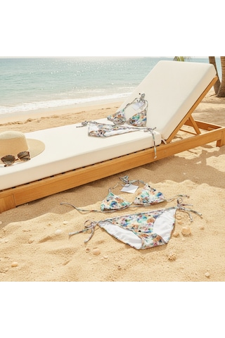 Bonbon Kadın Plaj Giyim Desenli Bikini Takım Bb2634 Çok Renkli