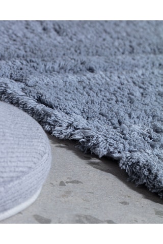 Madame Coco Chard 2'li Pamuklu Banyo Paspası - Gri 8684427185261 Gri
