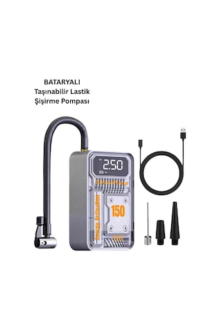 Mc6619 Araç Lastik Pompası Çok Renkli