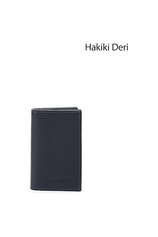 Gönderir Lacivert Gön Hakiki Deri Unisex Kartlık 06205 Lacivert