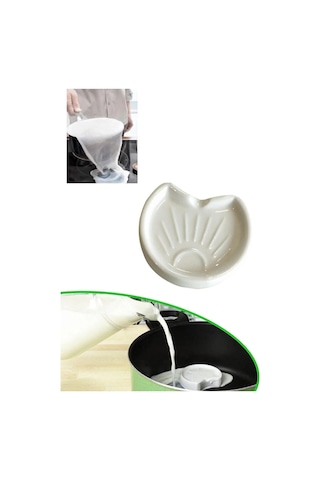 2 Li Süt Taşırmaz Taşı Porselen Süt Kaynatma Aparatı Milk Saver Süt Taşı Önleyici