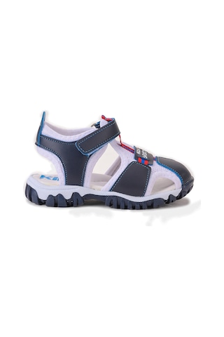 Kiko Kids Erkek Bebek Sandalet Arz 2399 Lacivert - Beyaz - Kırmızı Beyaz - Lacivert - Kırmızı