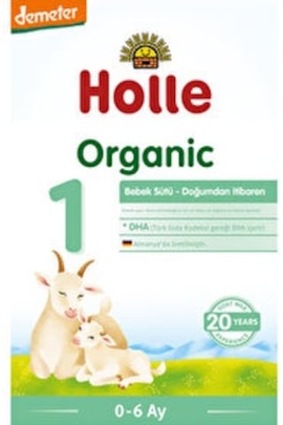 Holle Organik 1 Keçi Sütü Bebek Formülü 400 G 4 Adet