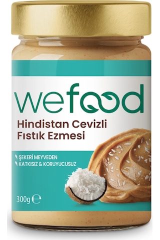 Wefood Hindistan Cevizli Fıstık Ezmesi 300 Gr 8683347036912