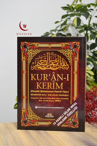 Bilgisayar Hatlı Çok Kolay Okunuşlu Kur'an-ı Kerim Rahle Boy Çok Renkli