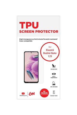 Xiaomi Redmi Note 12s Ekran Koruyucu Esnek Hd Film