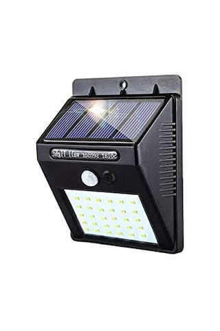 Solar Güneş Enerjili 20 Ledli Bahçe Lambası - Ekonomik Ve Çevre Dostu 10 Parça Siyah