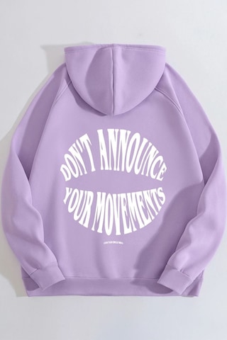 Uyguntarz Dont Hoodie Sweatshirt Lila
