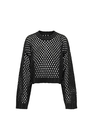 Only Onlsmılla Short Pullover L/s Knt Noos Siyah