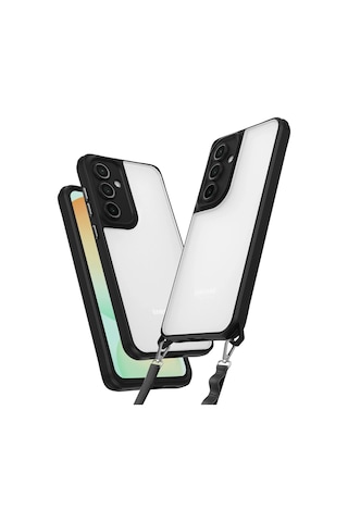 Uray Store Samsung Galaxy Uyumlu A36 Kılıf Penta Silikon Kılıf - Siyah