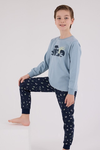 Rolypoly Erkek Çocuk Yeşil Pijama Takımı Rp3683-c-v2
