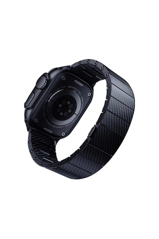 Apple Uyumlu Watch Ultra 49 mm Zore Krd-90 600d Karbon Fiber Kordon