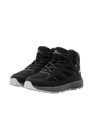 Jack Wolfskın Jack Wolfskin Woodland 2 Texapore Mid K Unisex Çocuk Gri Bot 6350 Antrasit