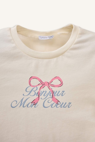 Defacto 2li Pijama Takımı Kız Bebek H2653a526sper99 Ekru-er99
