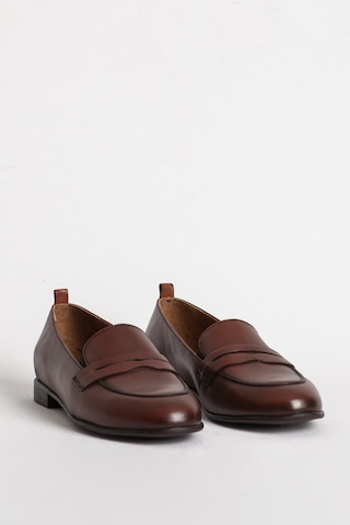 Dericlub Kadın Gerçek Deri Loafer Br 04037 Taba