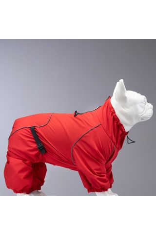 Lindo Dogs Quattro Nova Köpek Yağmurluğu Kırmızı Beden 5