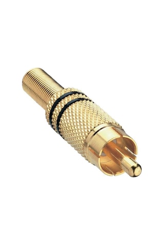 Electroon Rca Erkek Tos Jak Fiş Metal - 10Adet