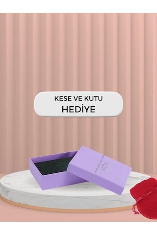 Madam Matmazel Şans Kolye, 925 Ayar Gerçek Gümüş, Kübik Zirkon, Kadın, Hediye Gümüş