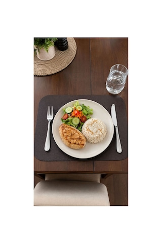 Runner & Amerikan Servisi Deri 2 Adet Kahverengi 42x30 Kahverengi