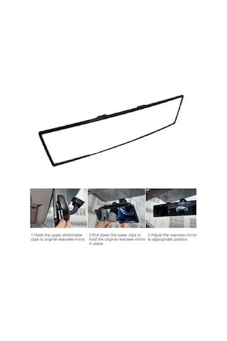 300mm Otomatik Geniş Görüş Arka Ayna Evrensel Araç Kamyon İç Arka Görüş Aynası