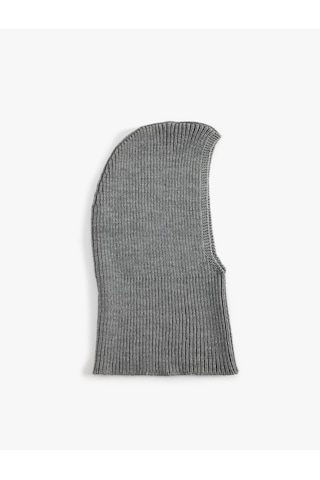 Koton Basic Balaklava Kar Maskesi Gri 5wam50099aa Gri