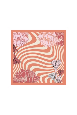 Sisley Flora Bandana/fular -2016-47 47 Şeftali