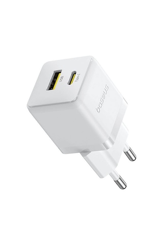Baseus Palm C+U 30 W Eu Hızlı Şarj Beyaz