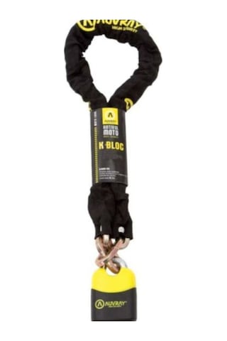Motosiklet K-bloc 200 Cm Zincir Kilit Kesilmeye Dayanıklı Motor Kilidi 2mt