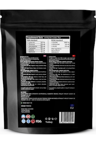 Wwp Eaa Bcaa Pro+ Full Recovery, Tam  Dayanıklılık + Kas +300g Karpuz Aromalı. Karpuz