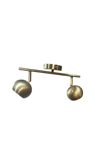 Rsylight Metal Modern 2 Li Eskitme Kaplama 180 Derece Mafsallı Led Spot Avize Günışığı Ampullü Eskitme