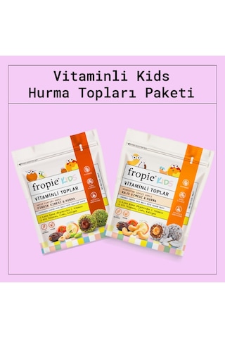 Fropie Vitaminli Kids Karışık Meyve Topları 2 x 80 G