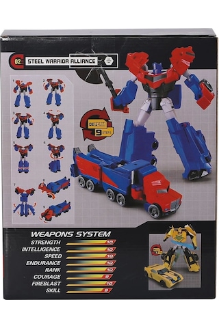Lj1652 Metal Gövdeli Dönüşebilen Robot -gepettoys