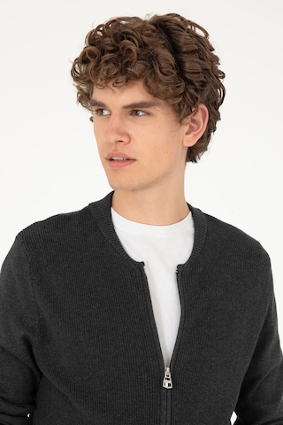 U.s. Polo Assn. Erkek Antrasit Melanj Hırka Triko 50293528-vr081 Antrasit Melanj