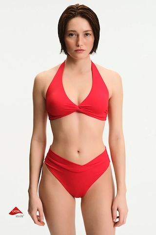 Penti Kırmızı New Üçgen Twist Bikini Üstü