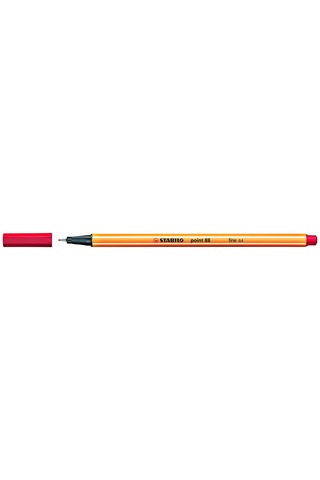 Stabılo Point 88 Keçeli Kalem, 0,4 Mm Uç, Su Bazlı Mürekkep, Kırmızı 14 Renkli