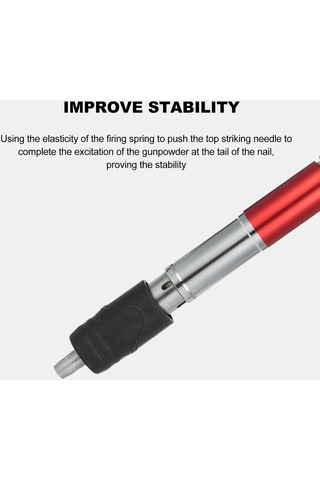 Hallow E24811-3 Manuel 4 Vites Güç Ayarlanabilir Mini Çelik Çivi Tabancası