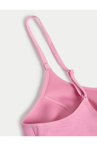Marks & Spencer 2'li Pamuklu Crop Top İlk Sütyenim T33009602 Pembe