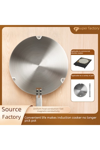 Shineyee Ticari Mutfak Isıtma Dağıtıcı Plaka - Gaz Ve Elektrik Ocakları İçin Kasa Isı Yalıtımı, Sıcak Dağıtımı, Temizliği Kolay 18cm