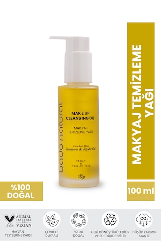 Bade Natural Jojoba Ve Skualan İçerikli Makyaj Temizleme Yağı 100 ML