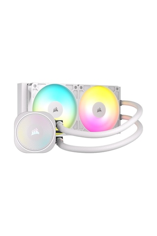 Corsaır Nautılus 240 Rs Argb R2120 Argb Fanlı 240mm Sıvı Beyaz İşlemci Soğutucu-cw-9060094-ww