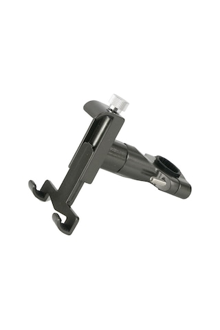 Fosenze Alüminyum Bisiklet Motor Geriği Telefon Tutucu - 55-100mm Telefonlar İçin Sağlıklı Sürüş - Titanyum Rengi