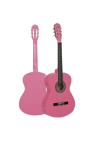 Midex Cg-270pk Pembe Renk Klasik Gitar 4/4 Yetişkin Boy Sap