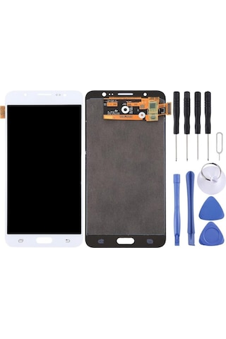 Samsung Uyumlu Galaxy J7 2016 Lcd Ekran Dokunmatik Beyaz Sm-j710
