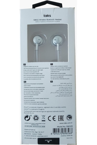 Ttec Taks 5KM122B Mıknatıslı Bluetooth 5.0 Kulak İçi Kulaklık
