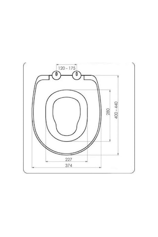 Karen Banyo Thermoplast Üniversal Çocuk Adaptörlü Yavaş Kapanır Klozet Kapağı 0340