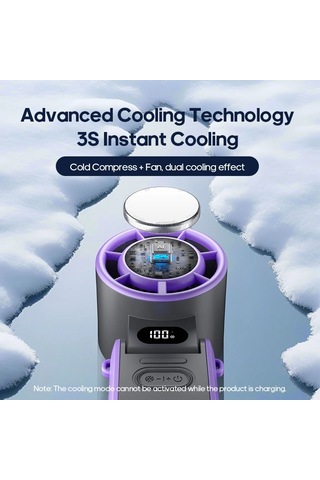 Liangmei Açık Katlanabilir Taşınabilir El Fanı Mini Soğutma Şarj