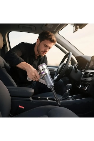 Araç Süpürgesi Kablosuz El Süpürgesi 16000 Pa Fırçasız Motor 4741