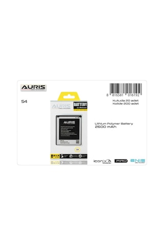 Auris Samsung Uyumlu S4/G7106 Batarya