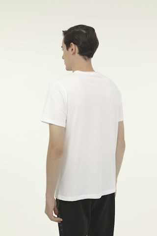 Kinetix M-Sn234 Bsc Raw Edge 3Fx Beyaz Erkek Kısa Kol T-Shirt 000000000101349453