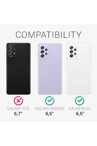 Teknomoda Samsung Uyumlu Galaxy A52 Kilif Içi Süet / Kirilmaz Cam Nano Opsiyon 524653855